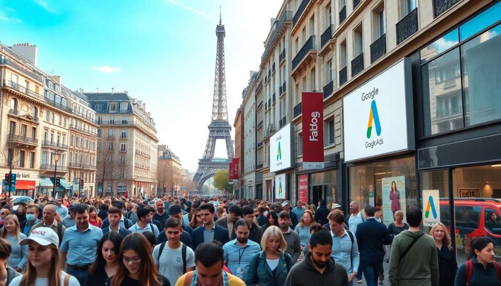 Cas concret google ads à Paris