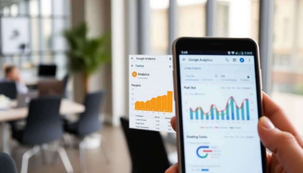 Trafic mobile : insights via Google Analytics